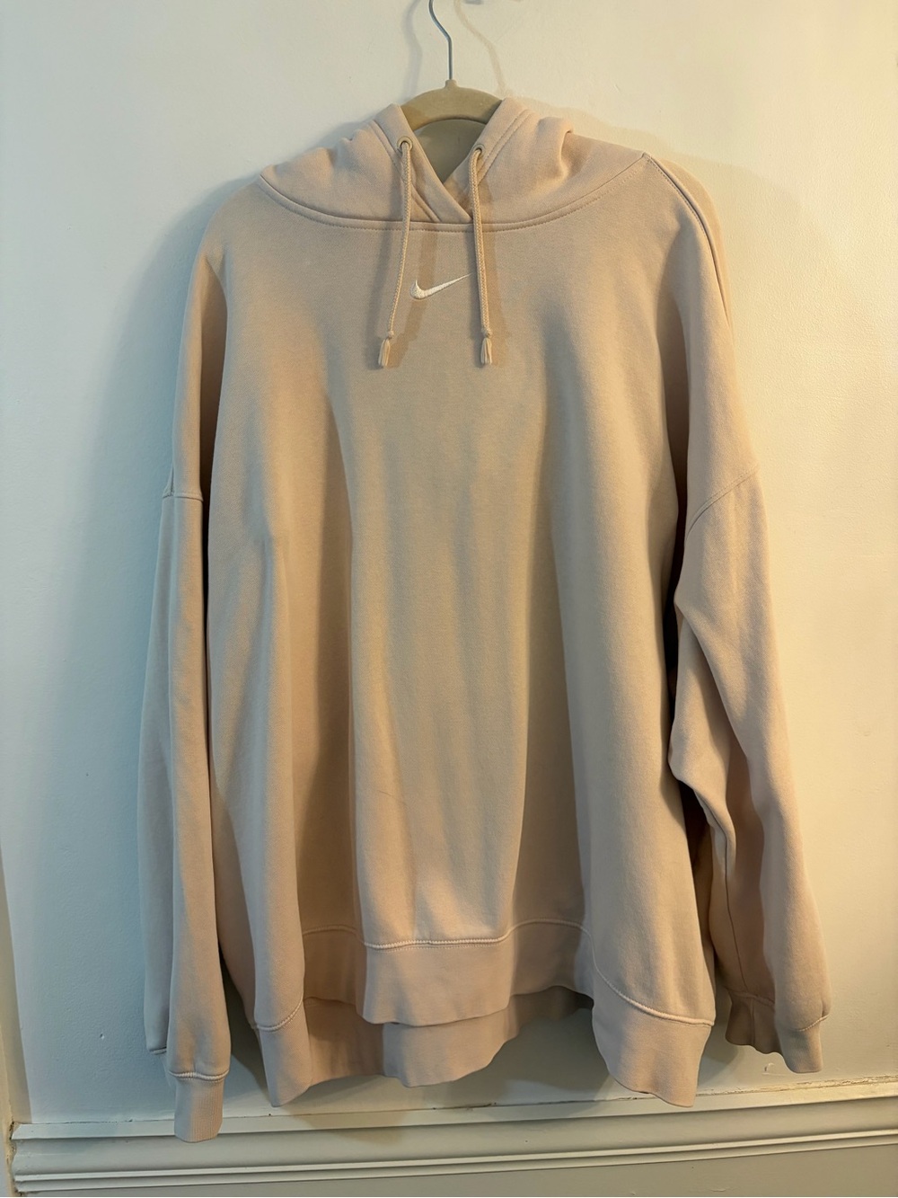 Nike Studio Fleece Medium Weight
Oversized Pullover Hoodie Beige/Cream XXL